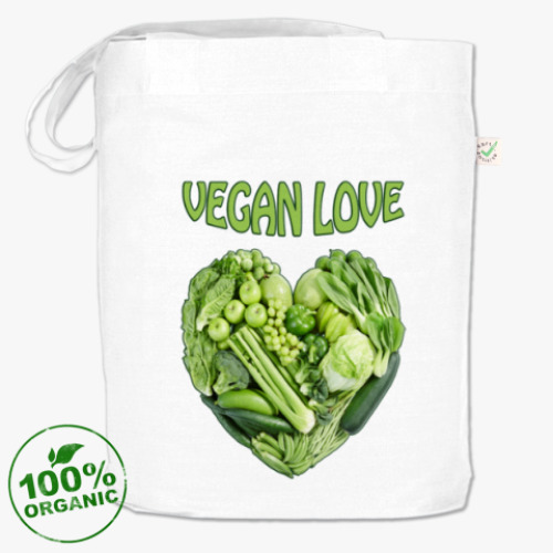 Сумка шоппер с принтом Вегетарианцы рулят!