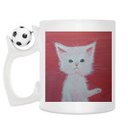 Кружка с футбольным мячиком