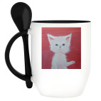 Кружка с ложкой