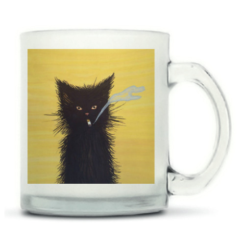 Кружка матовая с принтом Waliszewska cats