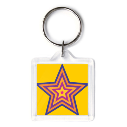 Брелок с принтом  Star