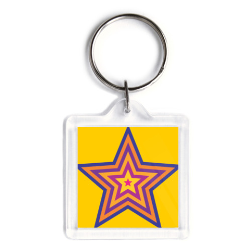 Брелок с принтом  Star