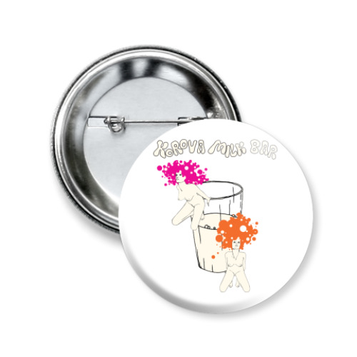 Значок 50мм с принтом Clockwork orange