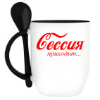 Кружка с ложкой