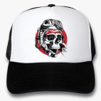 Череп камикадзе в шлеме