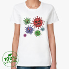 Женская футболка органик