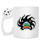 Кружка с футбольным мячиком