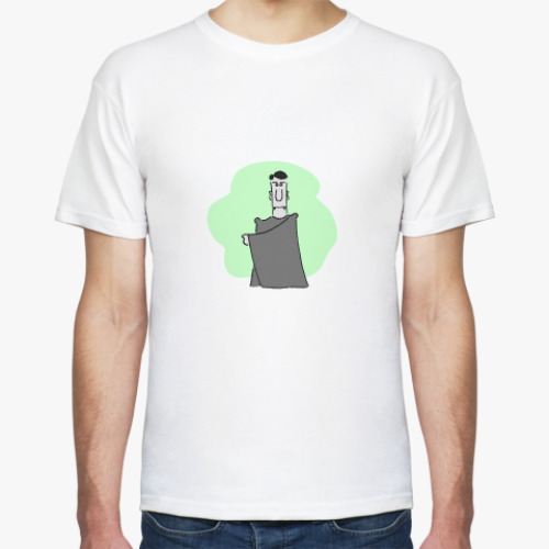 Футболка с принтом 'Одинокий вампир'