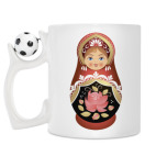 Кружка с футбольным мячиком