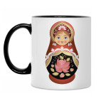 Кружка двухцветная