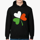 Толстовка худи Irish клевер