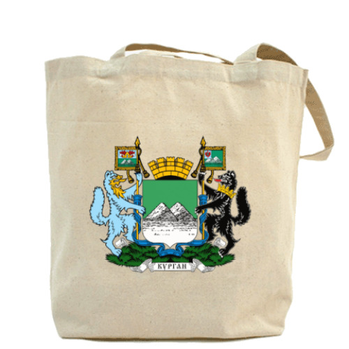 Сумка шоппер с принтом Паровоз Феликс Дзержинский, Курган