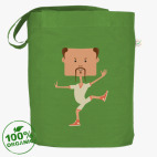 Смешной нарисованный каратист