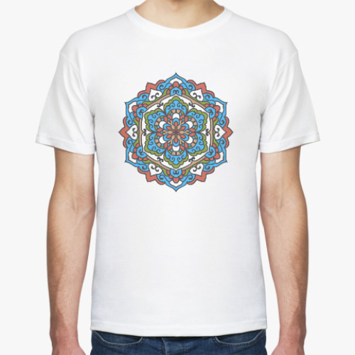 Футболка с принтом Мандала