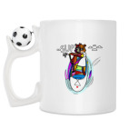 Кружка с футбольным мячиком