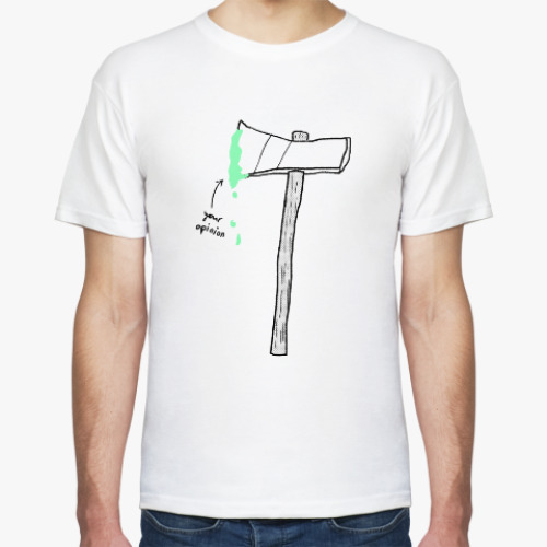 Футболка с принтом Your opinion