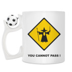 Кружка с футбольным мячиком