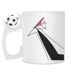 Кружка с футбольным мячиком