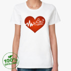 Женская футболка органик