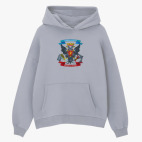 Толстовка худи оверсайз