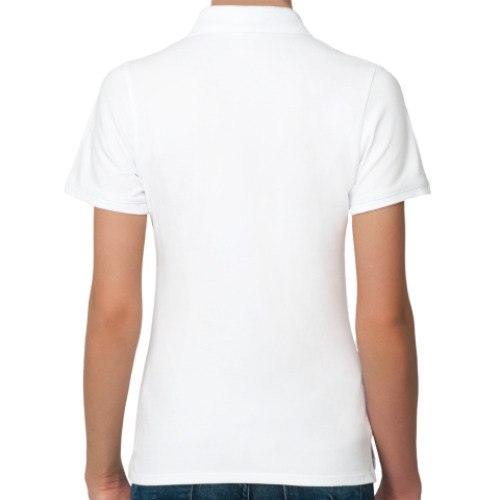 Женская рубашка поло (печать) с принтом Инь-Янь