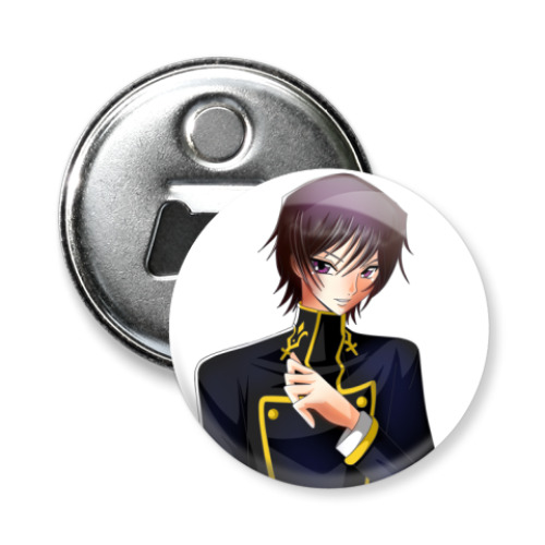 Магнит-открывашка с принтом Лелуш