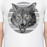 Звериный оскал, пасть волка, хищник