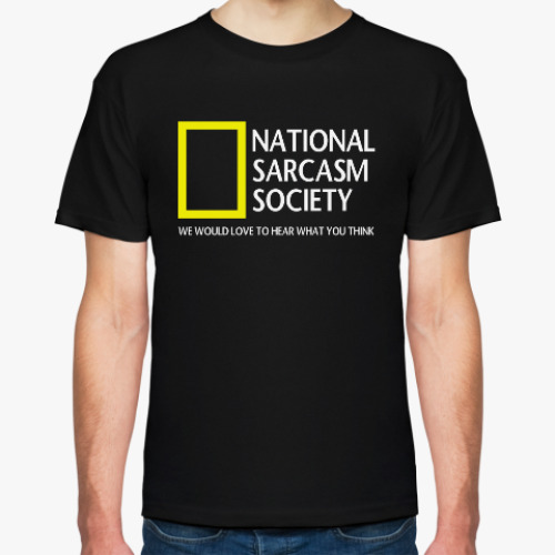 Футболка с принтом Sarcasm