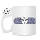 Кружка с футбольным мячиком