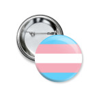 Значок 37 мм Transgender flag / Трансгендер флаг