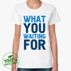 Женская футболка органик