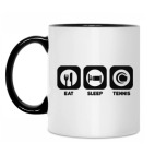 Кружка двухцветная