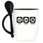 Кружка с ложкой