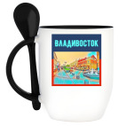 Кружка с ложкой