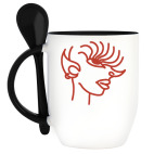 Кружка с ложкой