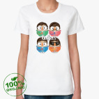 Женская футболка органик