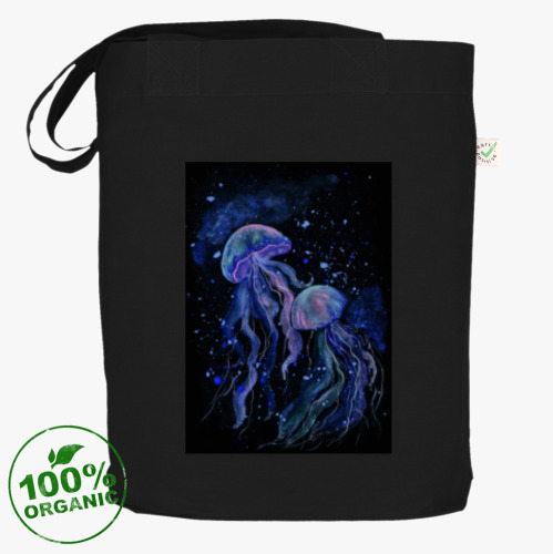 Сумка шоппер с принтом Медузы