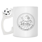 Кружка с футбольным мячиком