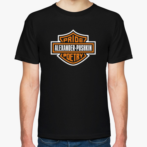 Футболка с принтом Pushkin