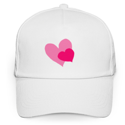 Кепка бейсболка с принтом Hearts