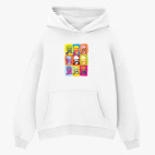 Толстовка худи оверсайз