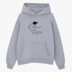 Толстовка худи оверсайз