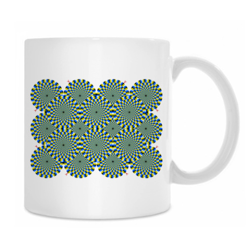 Кружка с принтом Иллюзия