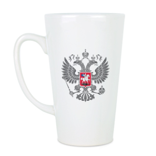 Чашка Латте с принтом Герб