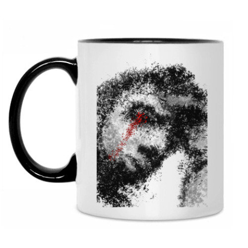 Кружка с принтом Цифровой портрет