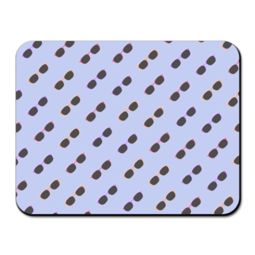 Коврик для мыши с принтом Разноцветные очки