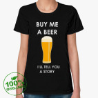 Женская футболка органик