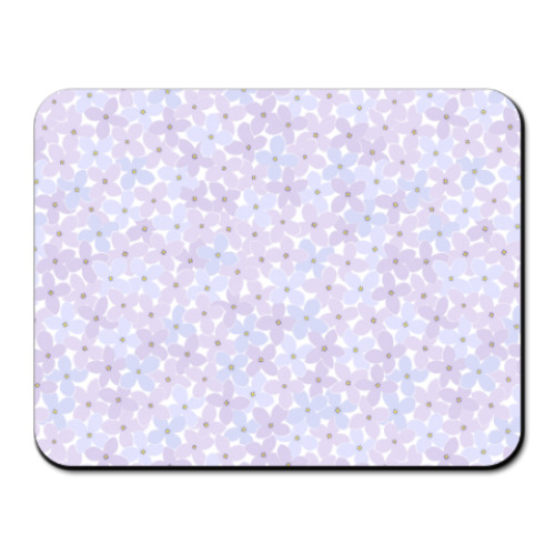 Коврик для мыши с принтом Lilac Flowers