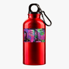 Металлическая бутылка 400 мл UV-DTF