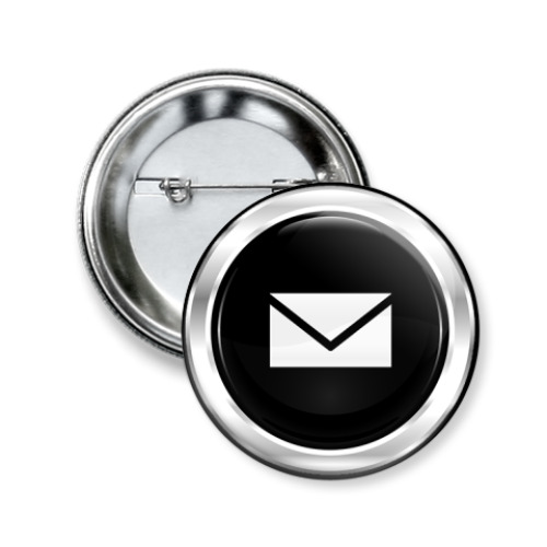 Значок 50мм с принтом  'E-Mail'